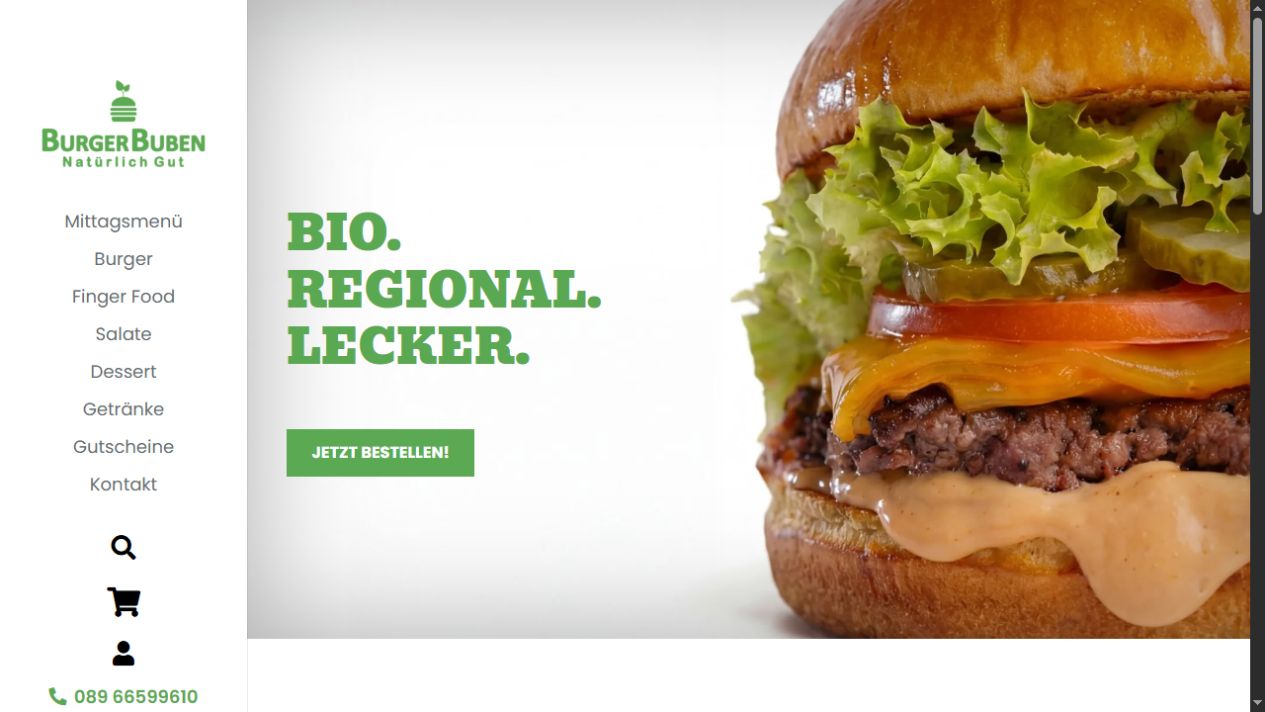 Burger Buben: текущая публичная версия
