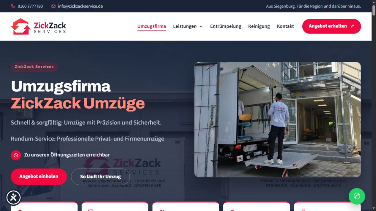 ZickZack Umzüge: текущая публичная версия